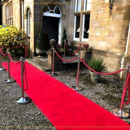 Red Carpet Hire Scotland Castle Event