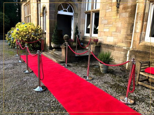 Red Carpet Hire Scotland Castle Event