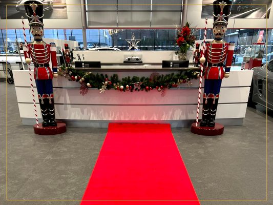 Red Carpet Hire Scotland | Christmas Prop