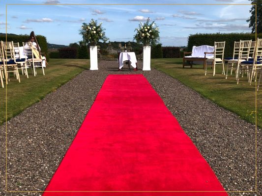 Red Carpet Hire Scotland | Wedding