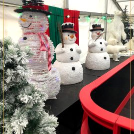 Christmas Props Hire Scotland - Dressing a Festive Marquee