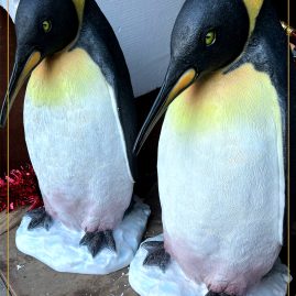 Christmas Props Hire Scotland - Tall Penguins
