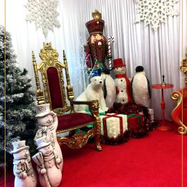 Christmas Props Hire - Christmas Set for Zoom Awards