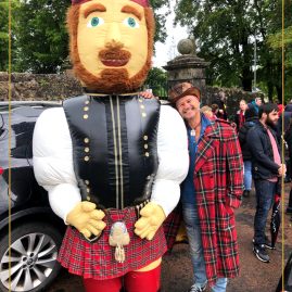 General Props Hire Scotland | 10ft Tall Walk About Legend “Big Hamish”