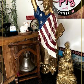 General Props Hire Scotland | Statue of Liberty and a School Bell