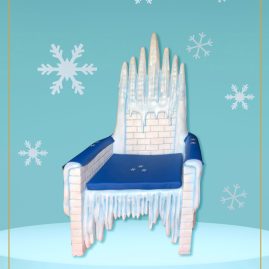 Red Carpet Hire Scotland Ice Throne height to back 6ft